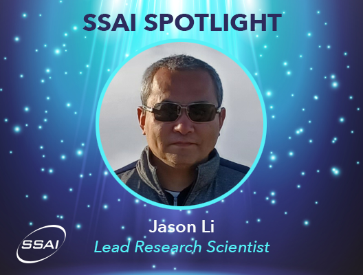 Picture of Jason Li with his name and title, Lead Research Scientist, underneath and the words 